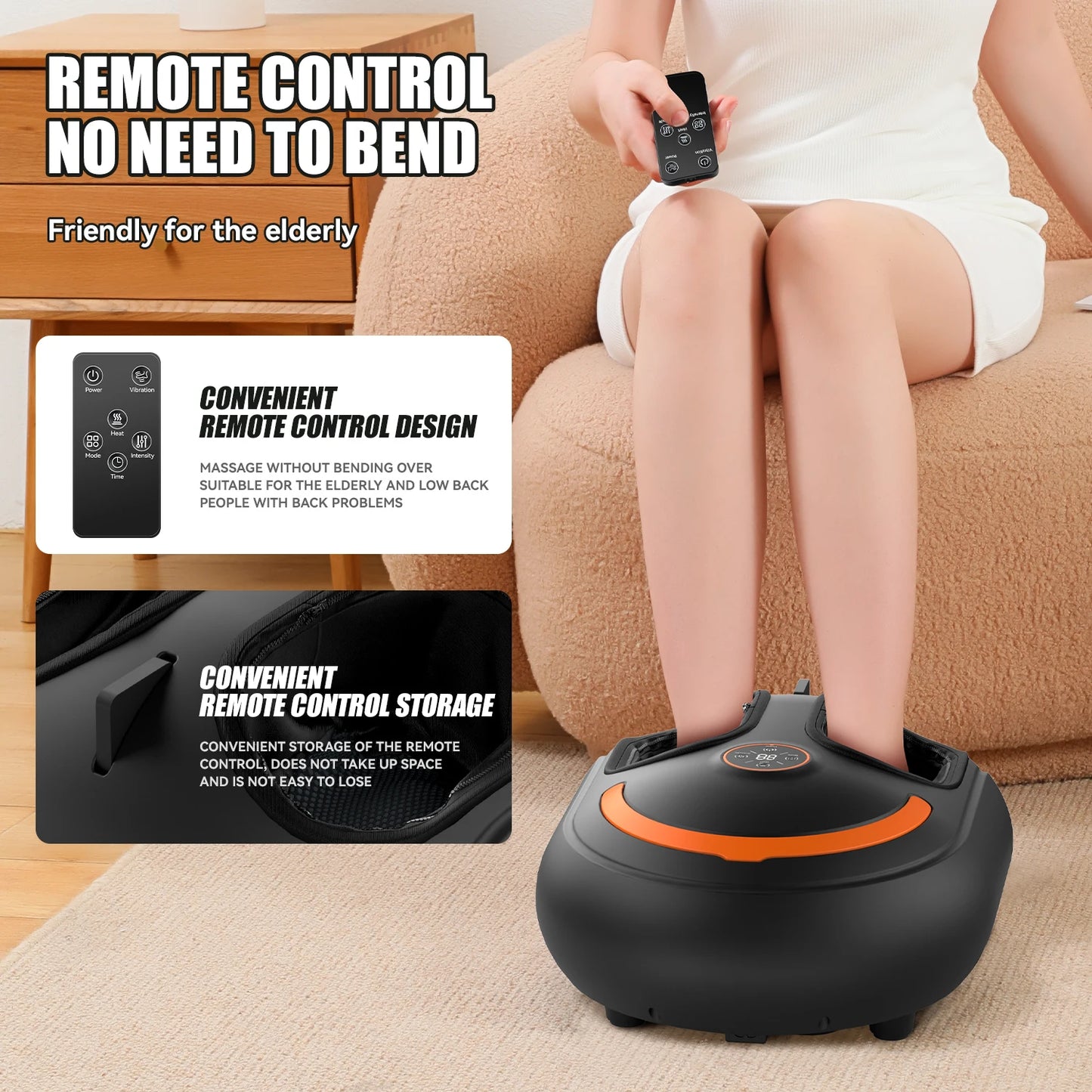 VibeStep InfraHeat Foot & Leg Massager